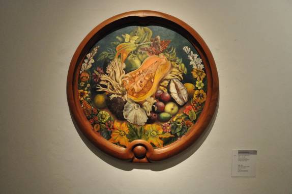 Obras de Frida Kahlo em exposição na Casa Azul. Coyoacán, Cidade do México.